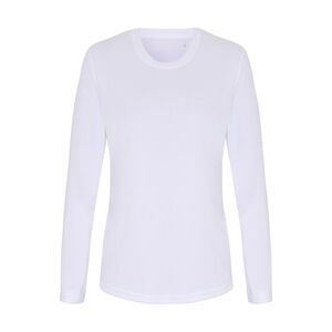 TriDri Womens/Ladies Long Sleeve Performance T-Shirt / White